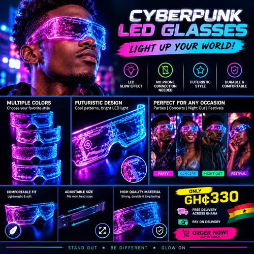Light-up glasses