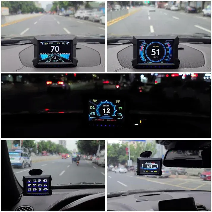 💯 Smart Car Real-Time Monitoring Dashboard Display