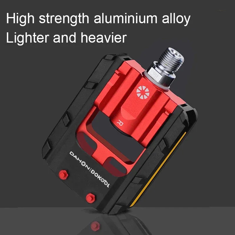 Bicycle Folding Pedal Mountain Bike Universal Aluminum Alloy Bearing Non-Slip Pedal