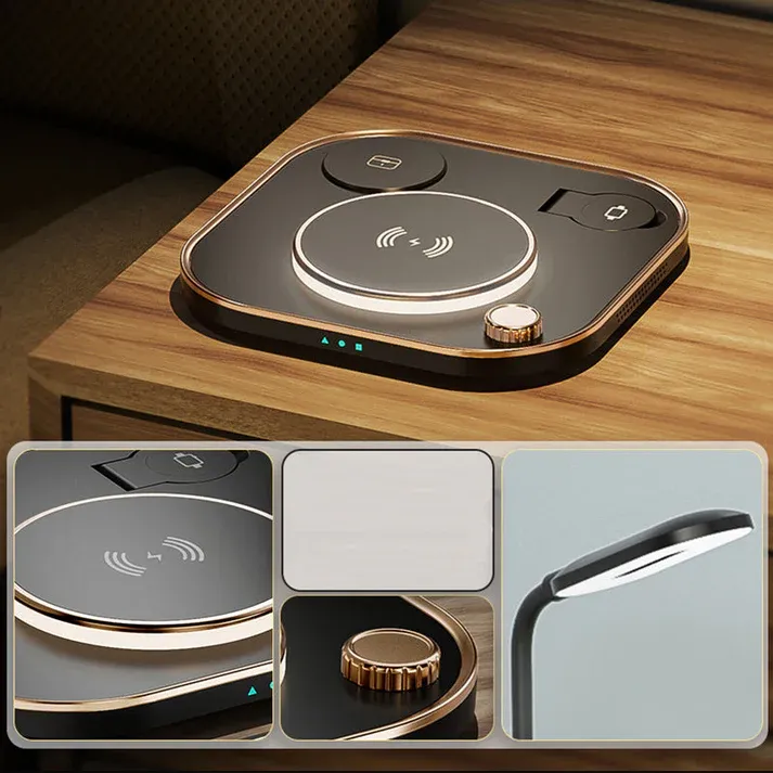 ⏳Time-limited Special⏰3-in-1 Magnetic Wireless Charging Desk Lamp