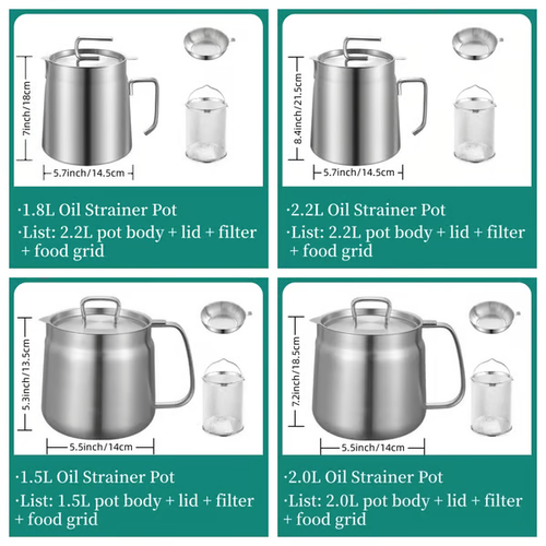 🔥2-in-1 Oil Strainer Pot🔥