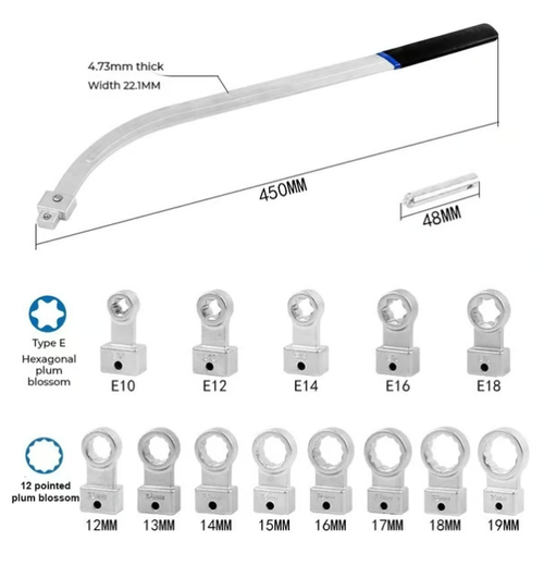 🔧 15-Piece Idler Pulley Adjustment Wrench Set 🛠️
