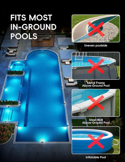 🌟 GAME® New Series — Poolside Solar Light for Swimming Pool ✨