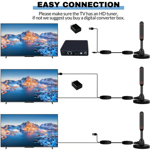Hot Sale 49% OFF -🔥TV Antenna Digital HD Antena Indoor HDTV 1080P 4K Long Range