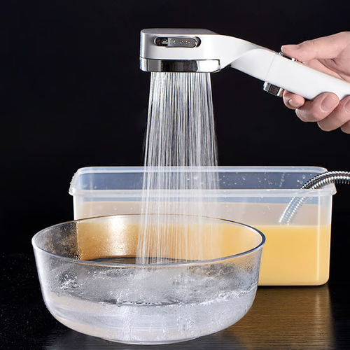 🎁 - 4-mode Handheld Pressurized Shower Head with Pause Switch