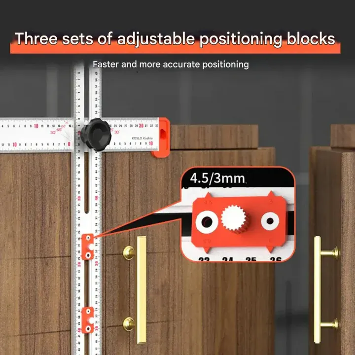 🌈DrillRuler - 2 in 1 Drill Positioning Ruler🌈