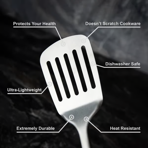 ✅ Pure Titanium Spatula （A handful）
