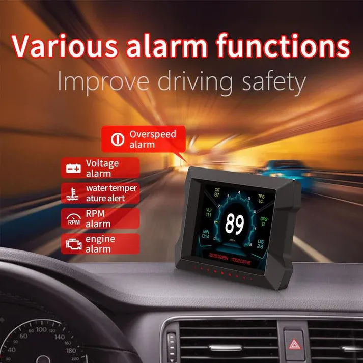 💯 Smart Car Real-Time Monitoring Dashboard Display