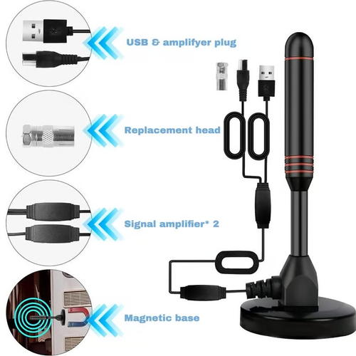 Hot Sale 49% OFF -🔥TV Antenna Digital HD Antena Indoor HDTV 1080P 4K Long Range