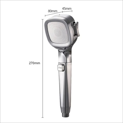 🎁 - 4-mode Handheld Pressurized Shower Head with Pause Switch