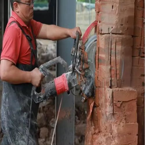 ✨400mm brushless ring saw concrete cutting machine handheld wall cutting ring saw home concrete cutting machine