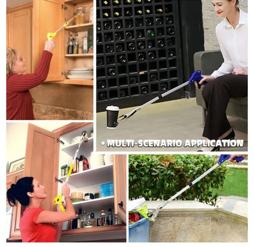 oldable long handle aluminum alloy object picker