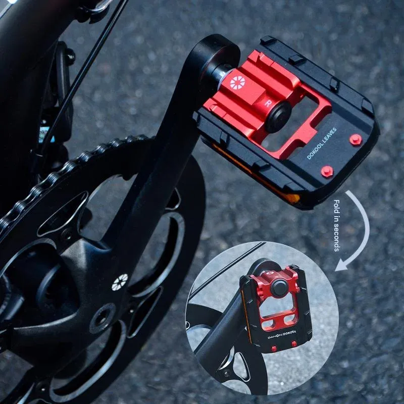 Bicycle Folding Pedal Mountain Bike Universal Aluminum Alloy Bearing Non-Slip Pedal