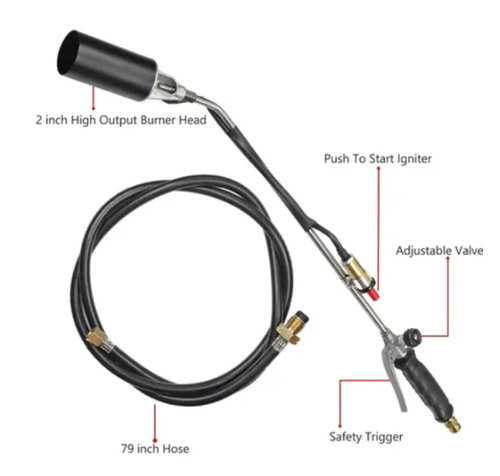 🔥800000 BTU Propane Torch Burner (Grillable)