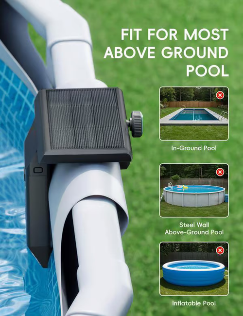 🌟 GAME® New Series — Poolside Solar Light for Swimming Pool ✨