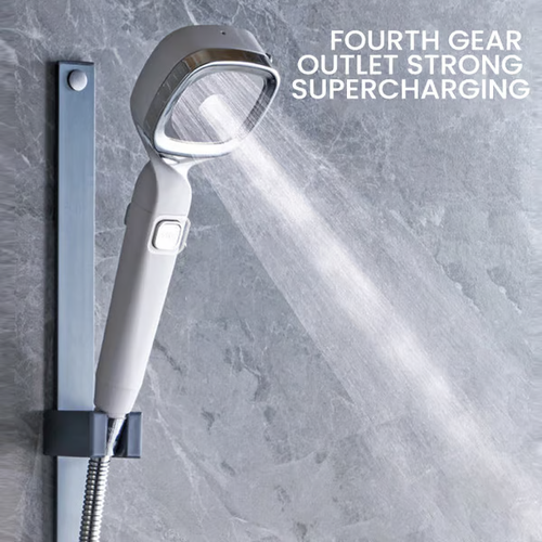 🎁 - 4-mode Handheld Pressurized Shower Head with Pause Switch