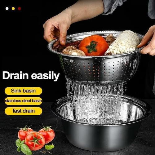 🔥Multifunctional stainless steel basin🔥