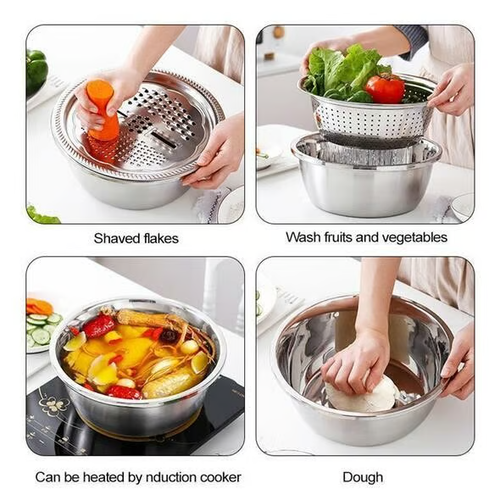 🔥Multifunctional stainless steel basin🔥