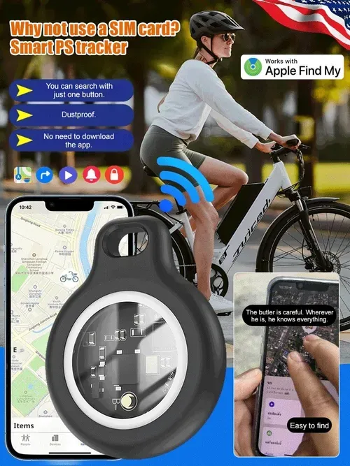 ⭐No SIM Required Smart GPS Tracker⭐