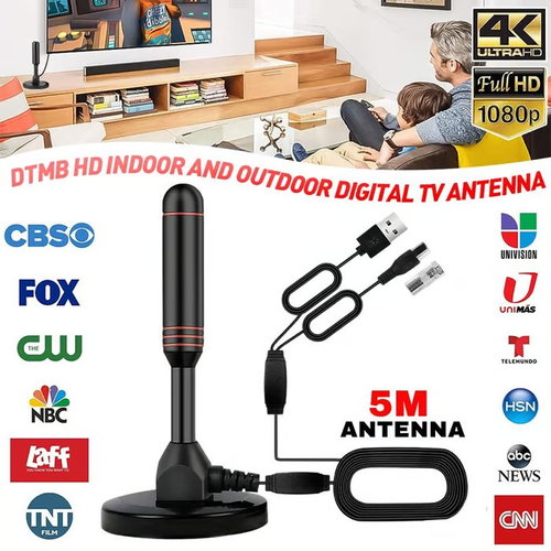 Hot Sale 49% OFF -🔥TV Antenna Digital HD Antena Indoor HDTV 1080P 4K Long Range