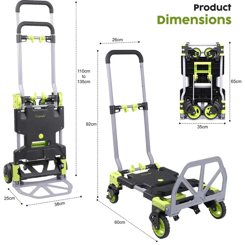 ✨Two-in-one folding trolley✨