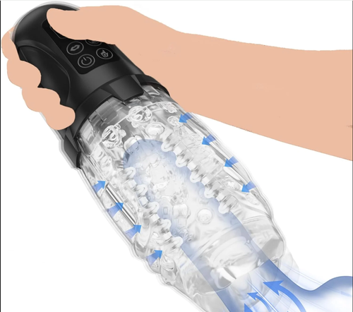 Rotating Vibrating Masturbation Cup