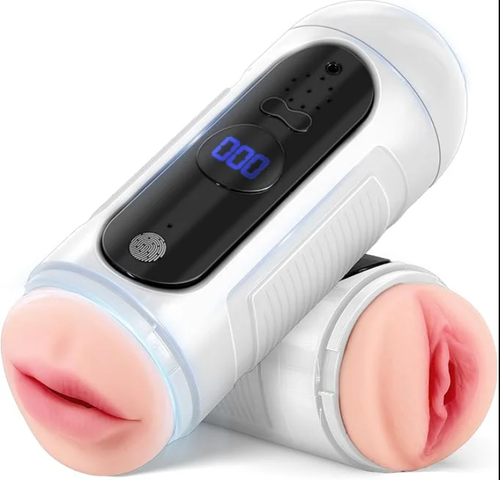 2-in-1 Realistic Textured 3D Sleeve Male Masturbator