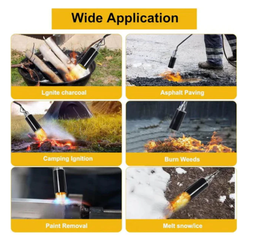 🔥800000 BTU Propane Torch Burner (Grillable)
