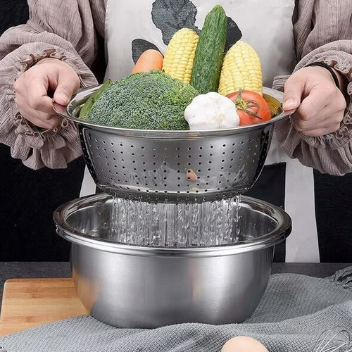 🔥Multifunctional stainless steel basin🔥