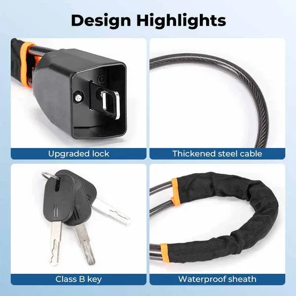 🔥Universal Steering Wheel Lock with Seat Belt Clip(Includes 2 Keys)🔥
