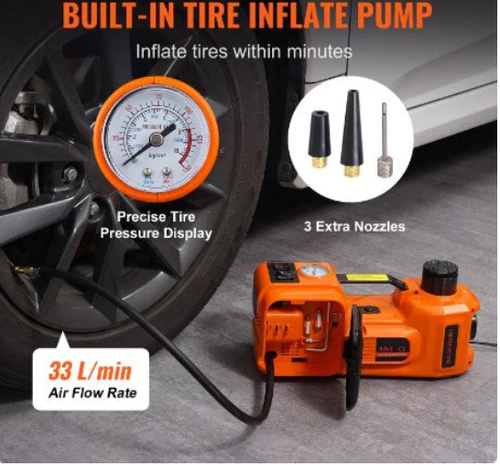 12V Electric Hydraulic Jack Kit for Cars🔥CE FCC Certification🔥