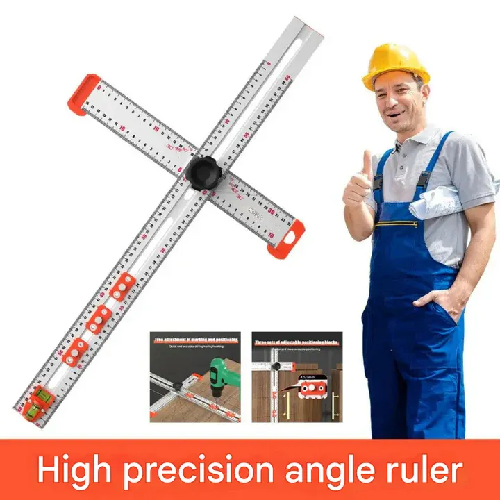🌈DrillRuler - 2 in 1 Drill Positioning Ruler🌈
