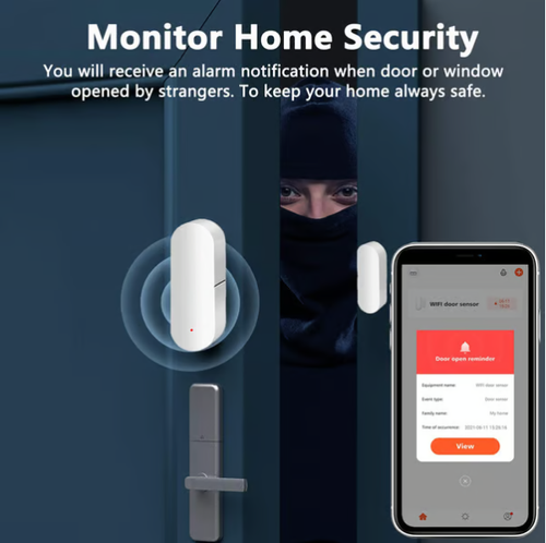 Wireless WiFi Smart Door Sensor Detector Alarm