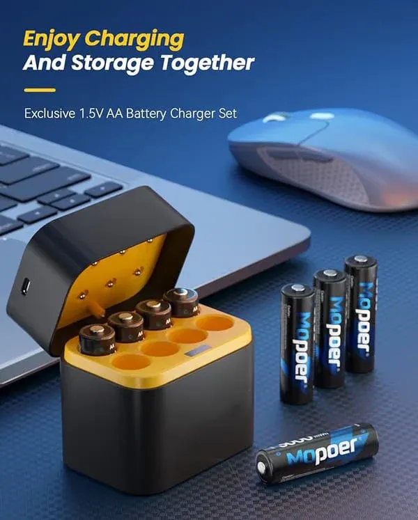 🔥New Product Hot Promotion 49%OFF💥Lithium-ion battery with integrated charging and storage box🔋
