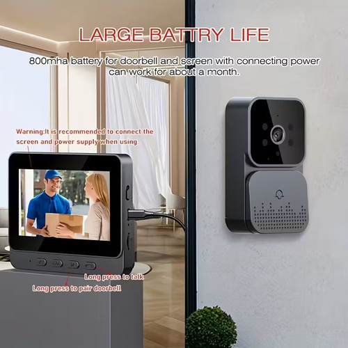 🎁Video Doorbell Wireless WIFI Remote Home Surveillance Video Intercom Night Vision