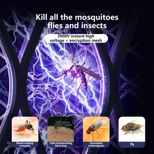 🔥2-in-1 Electric Swatter & Night Mosquito Killing Lamp🔥