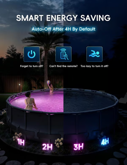 🌟 GAME® New Series — Poolside Solar Light for Swimming Pool ✨