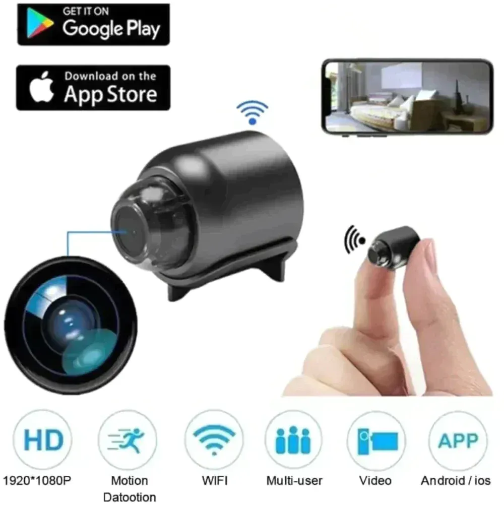 MINI WIRELESS WIFI CAMERA 1080P