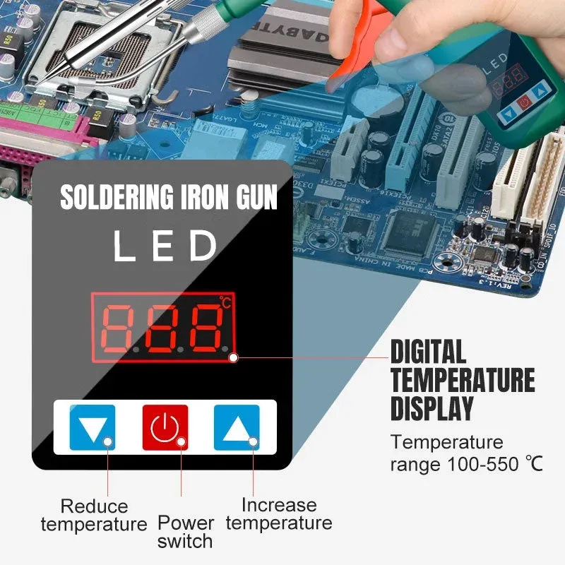 🔥 Now 50% OFF 🔥Digital Display Soldering Iron - Auto Feed tin wire