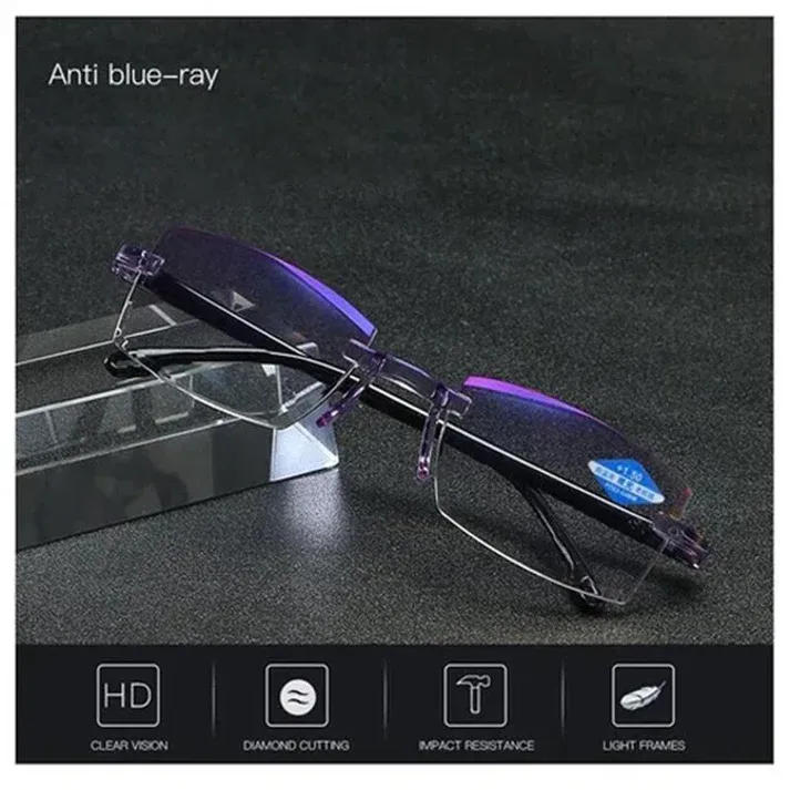 🔥 Special Price 50% OFF🔥Sapphire High Hardness Anti Blue Light Intelligent Dual Focus Reading Glasses