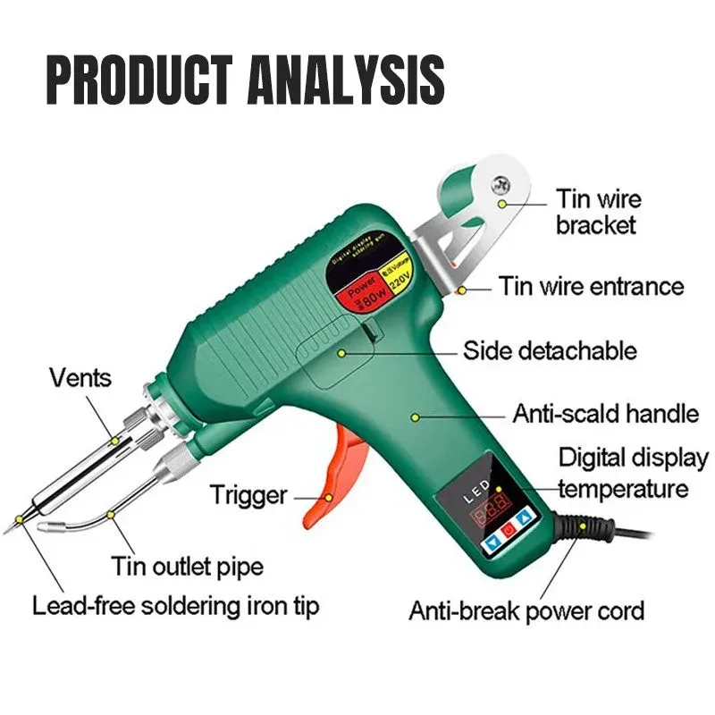 🔥 Now 50% OFF 🔥Digital Display Soldering Iron - Auto Feed tin wire