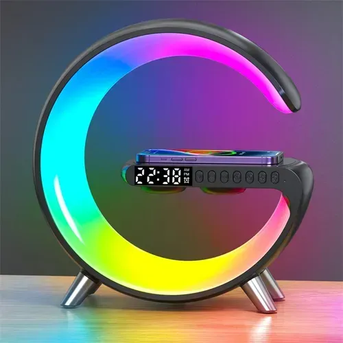 ⏰Smart LED Lamp with Bluetooth Speaker and Wireless Charger