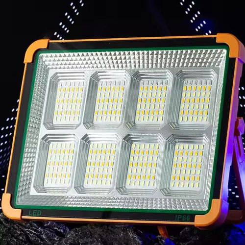 Outdoor Landscape Performance Garden 120W Equivalent 160Led Rechargeable Solar Led Flood Lights