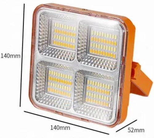 Outdoor Landscape Performance Garden 120W Equivalent 160Led Rechargeable Solar Led Flood Lights