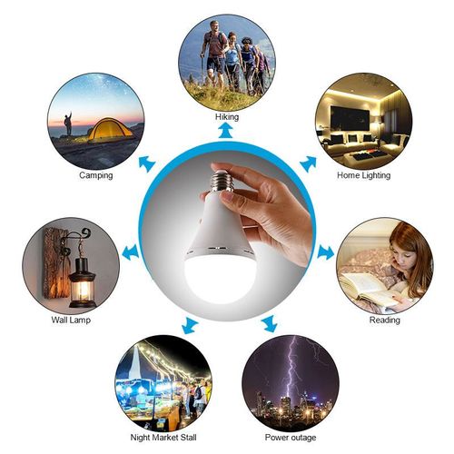 High Quality Super Bright 7W 9W 12W 15W Rechargeable LED Emergency Bulb Light