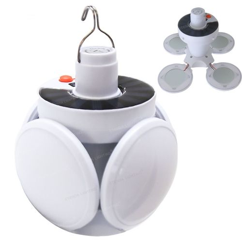 Portable Foldable Solar Bulb Emergency Solar Light Usb Rechargeable Camping Bulb Light
