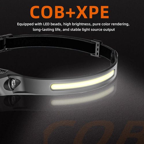 Hot Sale Outdoor Rechargeable Zoom Led Headlamp Motion Sensor Usb Led Headlight For Hunting Fishing