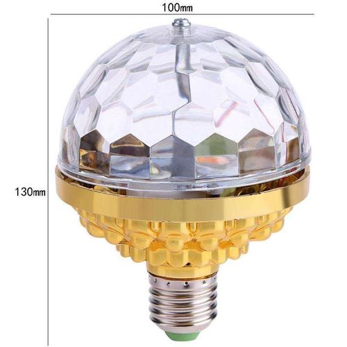 6W LED Stage Light Bulb LED Crystal Magic Ball RGB Mini Rotating Disco Party DJ Christmas Effect Ball Projector Lights Bulb E27