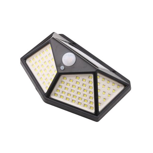 100 LED Solar Light PIR Motion Sensor Outdoor Solar Lamp Wall Light Solar Sunlight Powered Wall Garden light