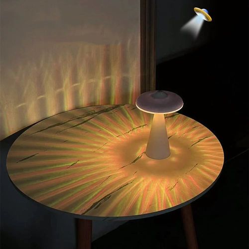 RGB Night Light Bar Mushroom Desk Lamp Restaurant Dimmer Rechargeable LED Table Lamp